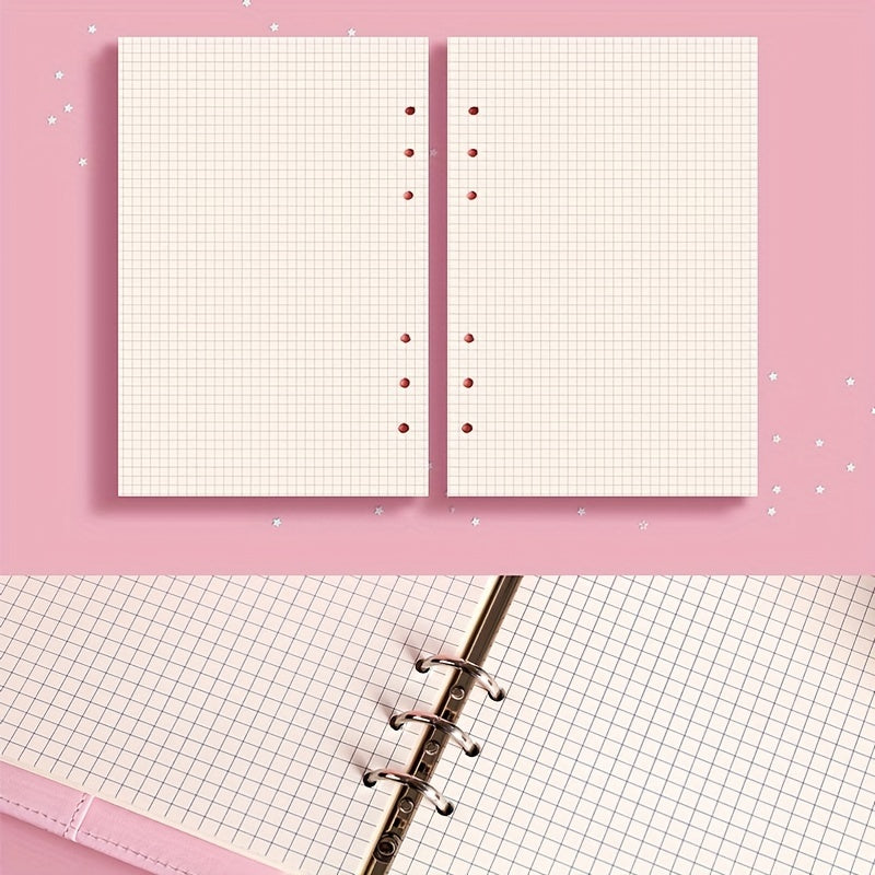 A5 A6 Notebook Filler Paper Loose leaf Planner Paper Replaceable Detachable