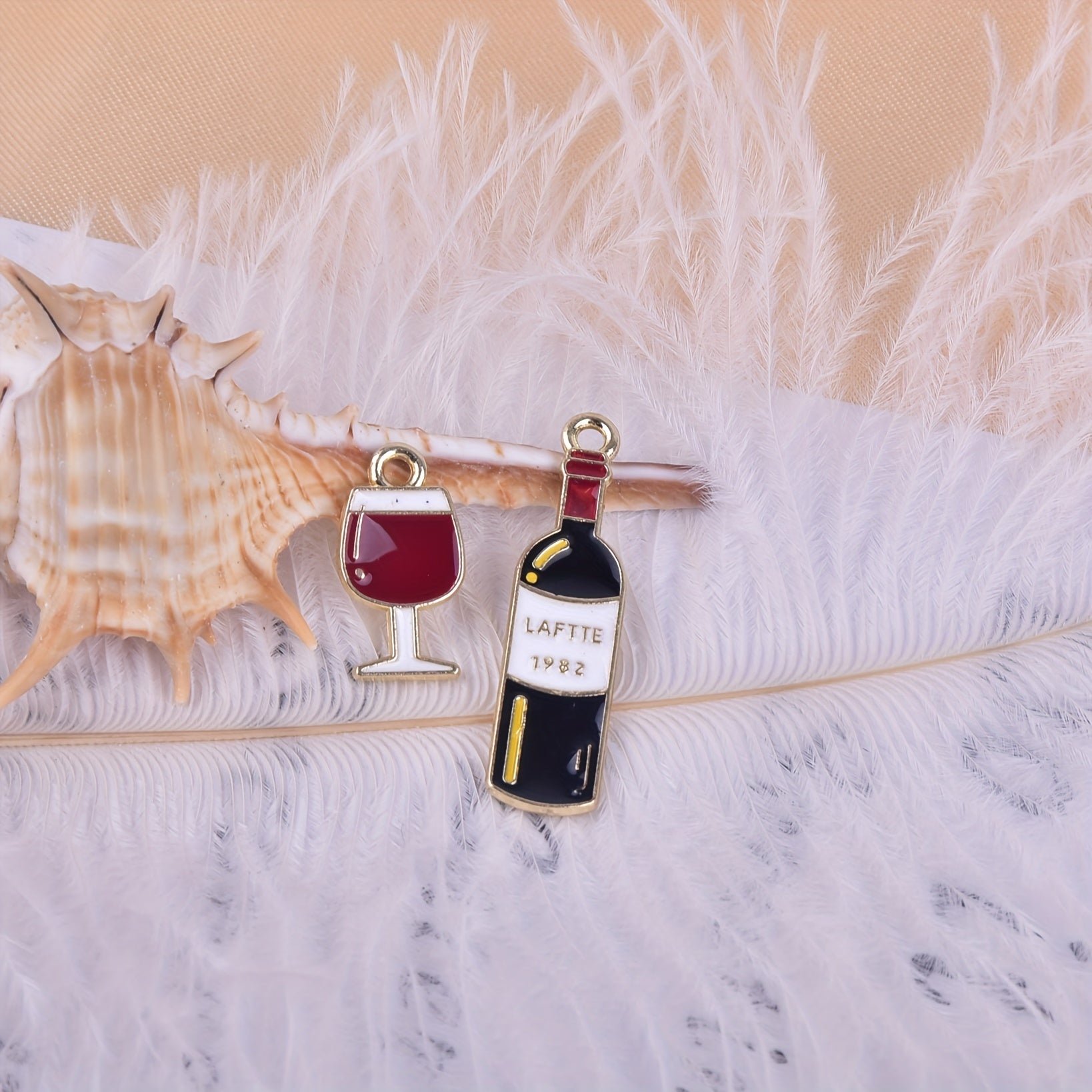 2 Pack Wine Glass Drip Oil Jewelry Accessories