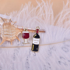 2 Pack Wine Glass Drip Oil Jewelry Accessories