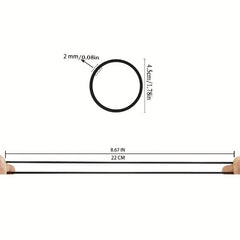 Solid Hair Tie Elastic Ponytail Holder Hair Accessories for Women Girls