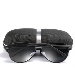 Men's Polarized Sunglasses Toad Mirror Large Frame Driver Sunglasses