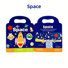 Kids' Waterproof Sticker Activity Book - Winter Year Theme