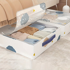 Waterproof PVC Underbed Storage Bag Clothes Blanket Organizer Dustproof Quilt