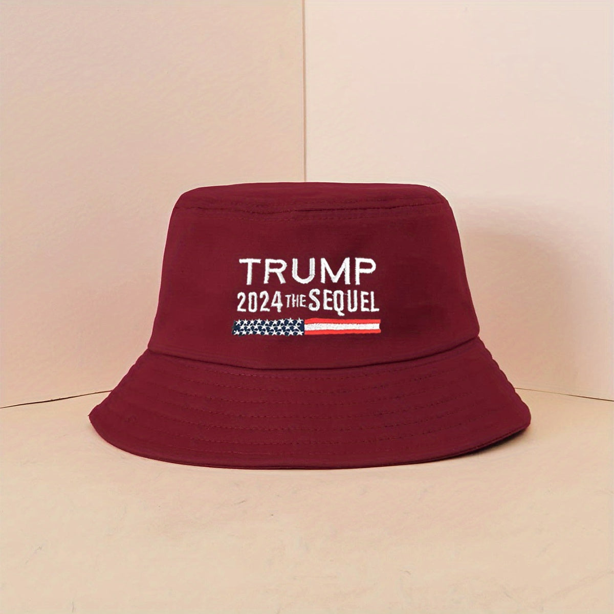 Embroidery Bucket Hat Cotton Sunshade Fisherm