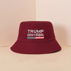 Embroidery Bucket Hat Cotton Sunshade Fisherm