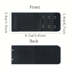 3pcs Bra Extension Buckle Set Elastic Bra Strap Extenders