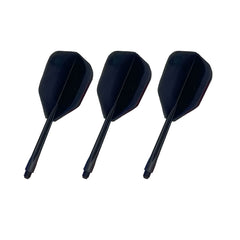 6pcs Integrated Dart Shaft & Flight Set Lightweight Plastic Dart Supplies