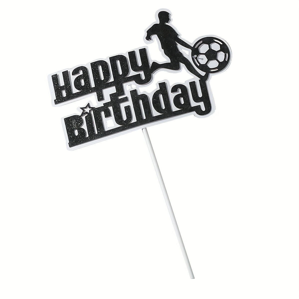 Football Birthday Cake Topper for Kids Bowl Party Decor