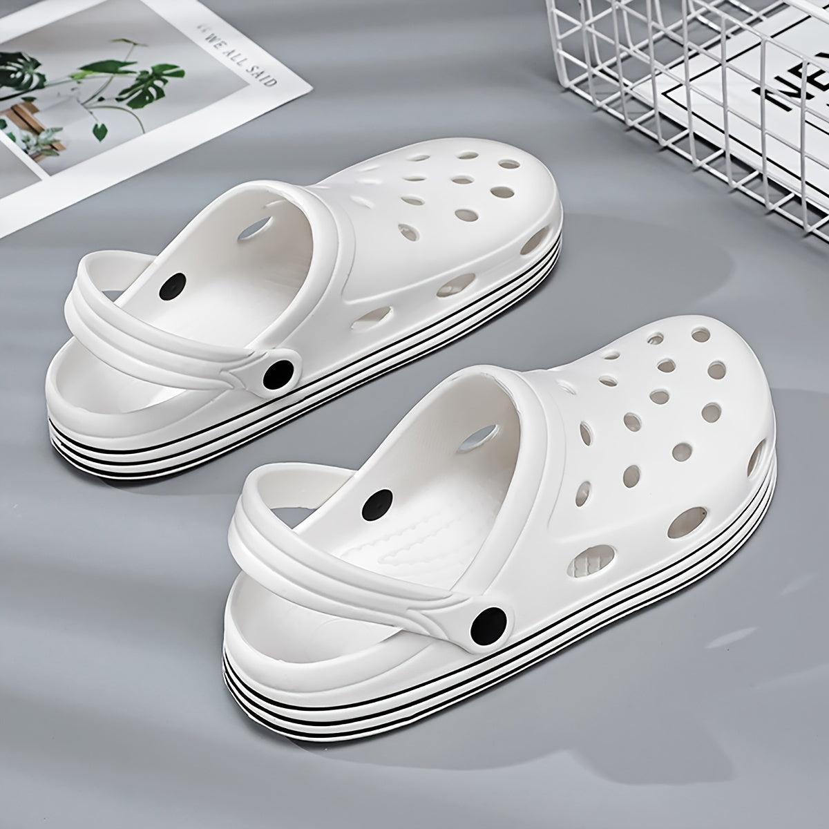 Men's Lightweight Garden Clogs Comfortable Sandals