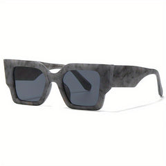 Cat Eye Sunglasses Square Frame Glasses Wide Temple UV400