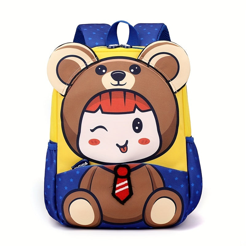 Cartoon Backpack Lightweight Schoolbag For Boys Girls Aged 3-6