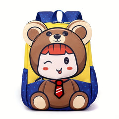 Cartoon Backpack Lightweight Schoolbag For Boys Girls Aged 3-6
