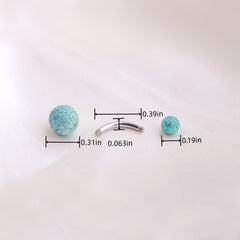 Mix Stainless Steel Barbell Ball Cap Stud Body Piercing
