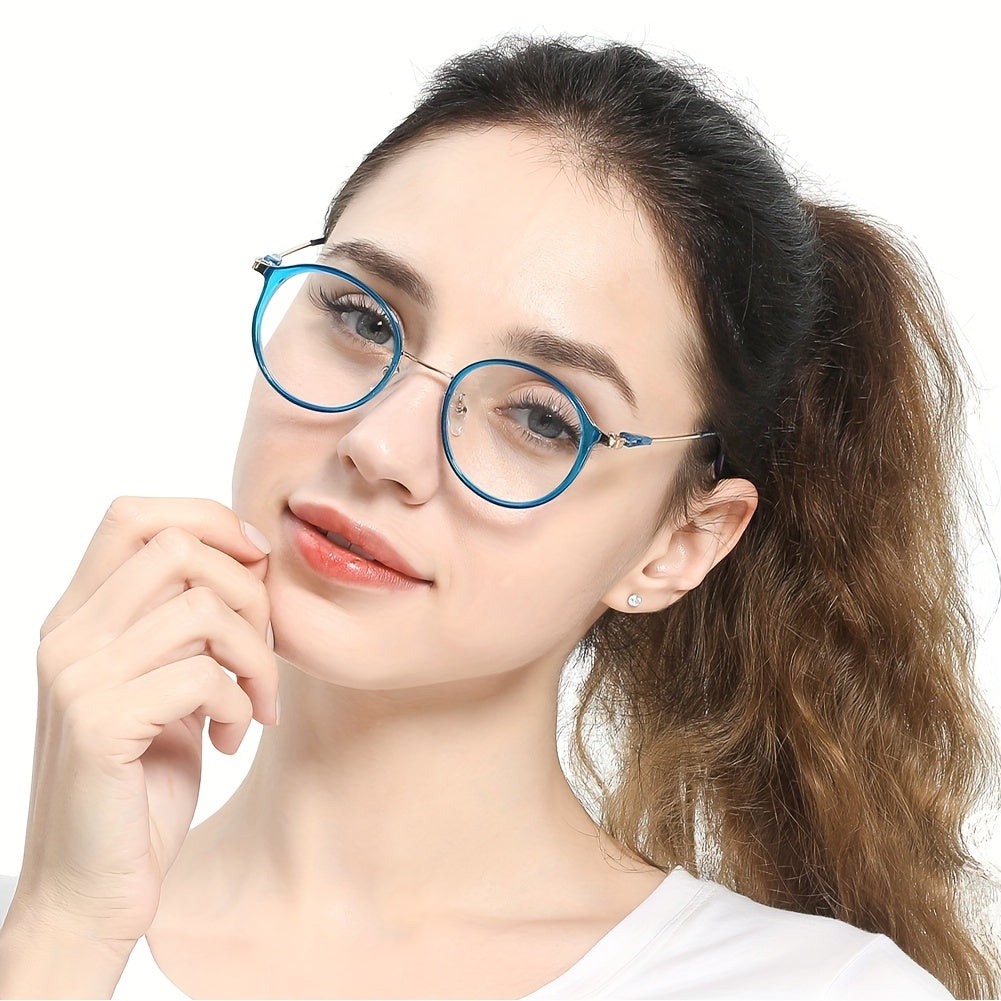 SOOLALA Vintage Inspired Round Reading Glasses For Men