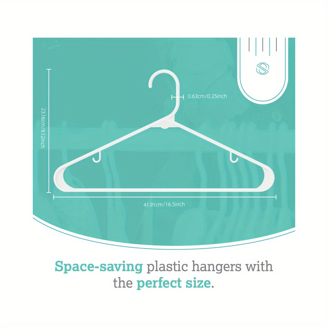 Plastic Coat Hanger for Closet Coats & Shirts
