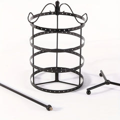 4 Tiers Rotating Earring Spin Table Organizer