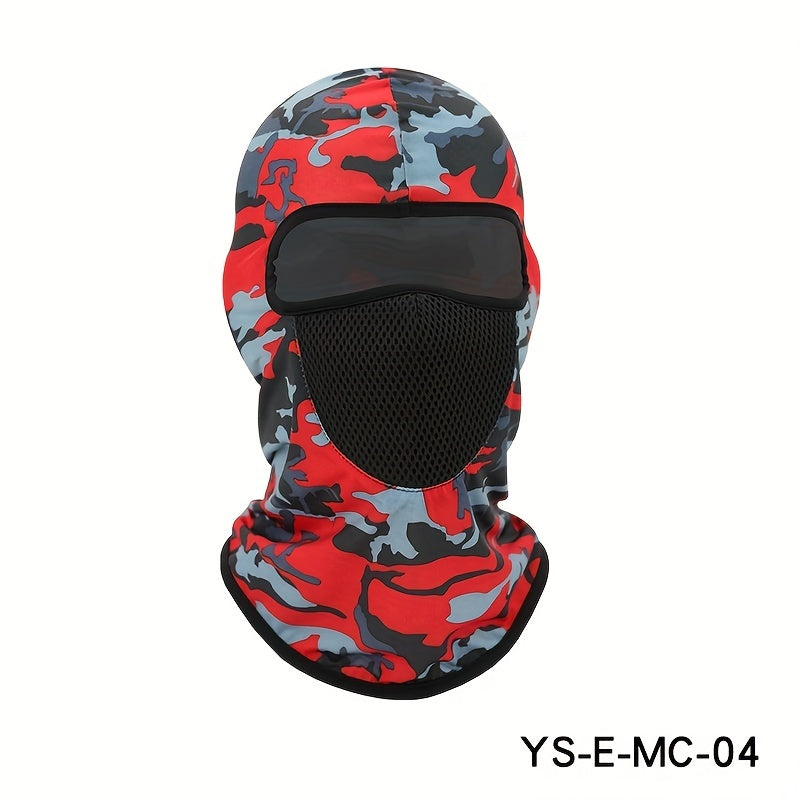 Camouflage Print Windproof Cycling Mask for Outdoor Sports