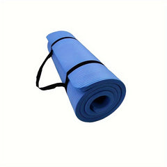 10mm Non-slip Yoga Mat Soft Solid Fitness Mat With Strap 72in 24in 0 4in