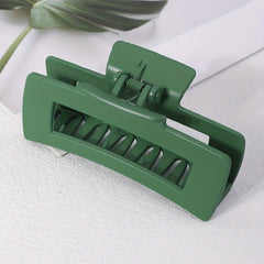 Clear Square Hair Claw Clips Strong Hold Hair Jaw Clip For Thick Hair