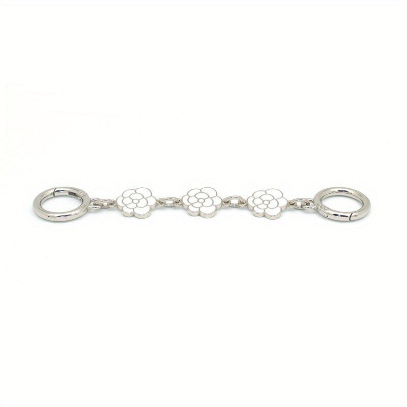 Camellia Flower Extension Chain Handbag Strap Extender