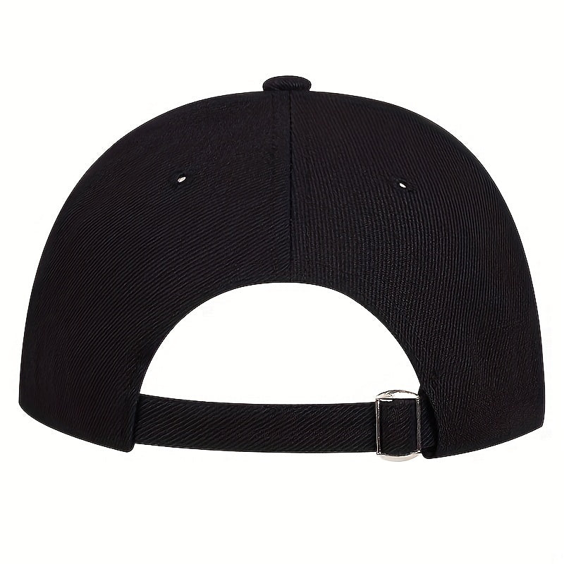 Skeleton Gesture Embroidery Baseball Cap Adjustable Sunscreen Dad Hat