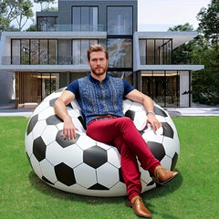 1pc Inflatable Sofa Stool Leisure Lazy Chair Thickened Recliner Sofa