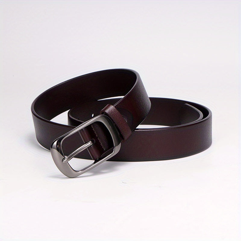  Leather Belt Solid Casual Belt Vintage Unisex Jeans Pants Belt