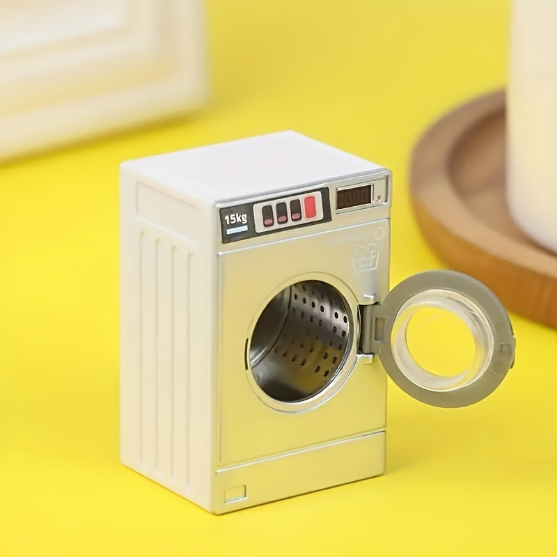 Mini Dollhouse Washing Machine Model Ornament
