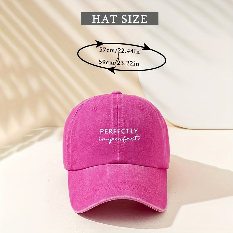 Washed Distressed Baseball Cap Unisex Sun Hat