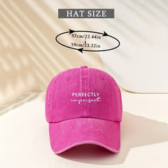 Washed Distressed Baseball Cap Unisex Sun Hat