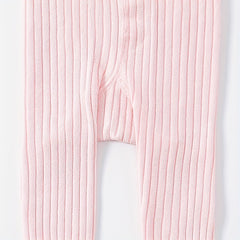 Baby Girls Knitted Leggings with Bowknot for Spring