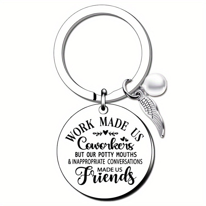 8pcs Coworker Appreciation Keychain Goodbye Gift Friendship Keychain