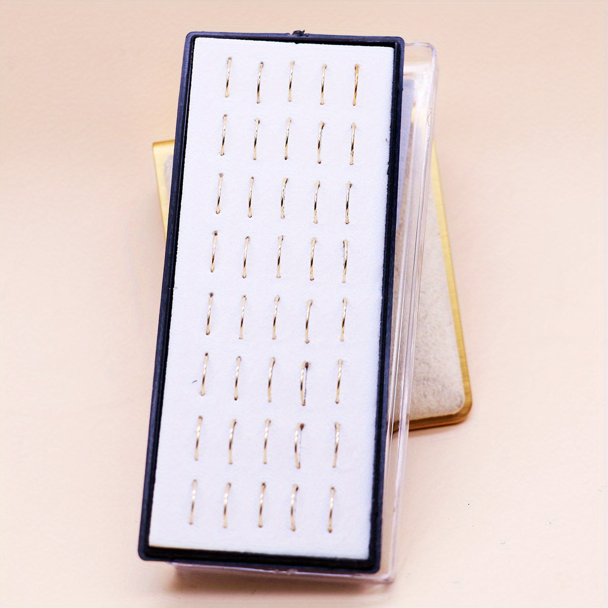 40pcs Small Bead Stainless Steel Nose Stud Ring Unisex