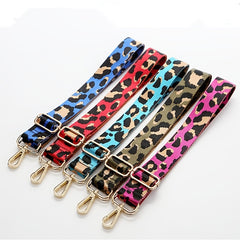 Leopard Print Bag Accessories Long Strap Women's Adjustable Crossbody Strap