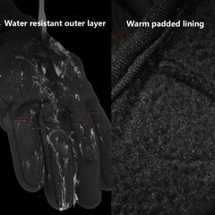 Winter Touch Screen Warm Gloves Windproof Outdoor Sports Anti skid