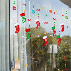 Christmas Window Sticker Stocking Vinyl Decoration