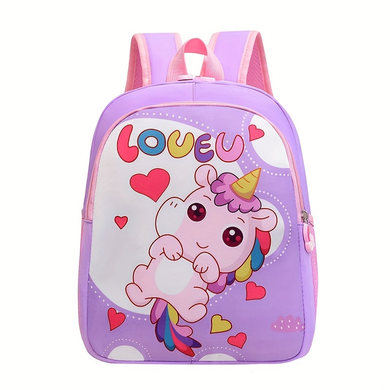 Kids Unicorn School Bag Kindergarten Backpack Spine Protection
