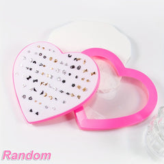 36 Pairs Mixed Hair Stud Earrings Set Women's Jewelry Women's Accessories