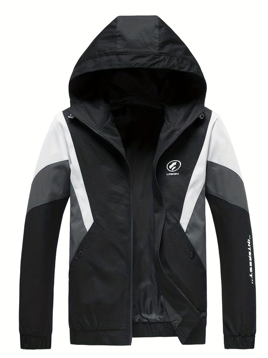 Men's Casual Zip Up Jacket For Spring Fall Fitness