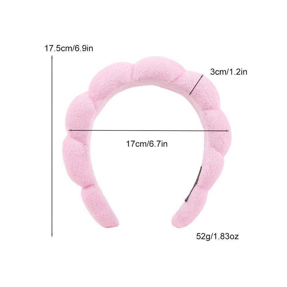 2pcs Velvet Twist Headband Ponytail Hair Rope Female