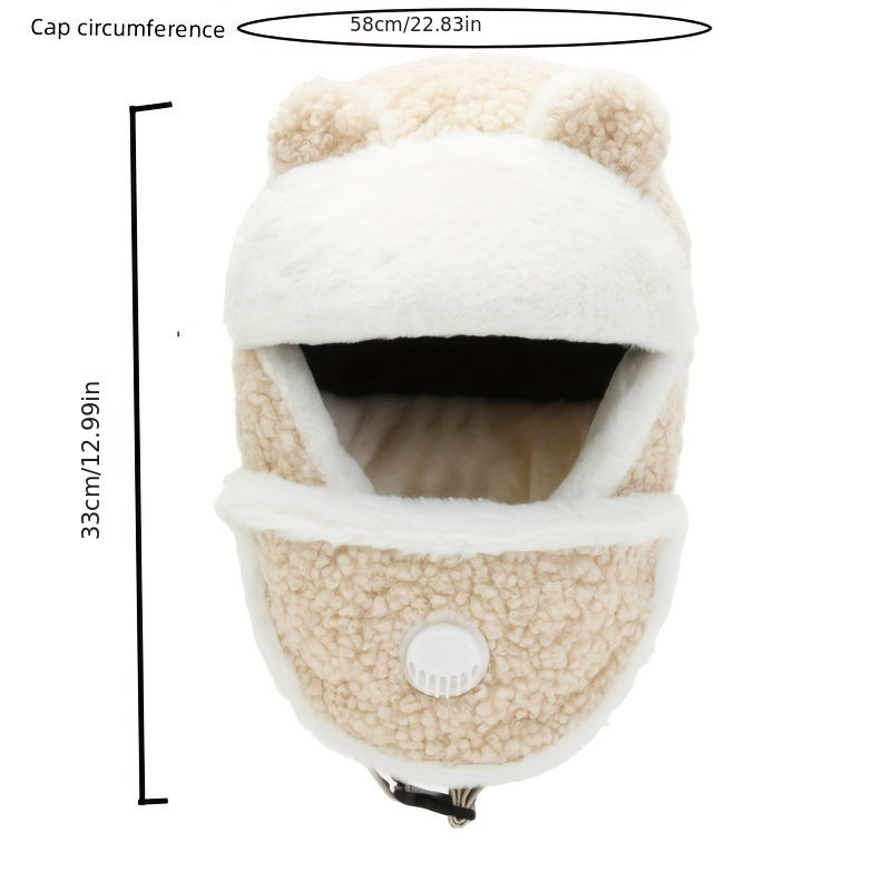 Winter Warm Hat Plus Velvet Ear Protection for Cycling