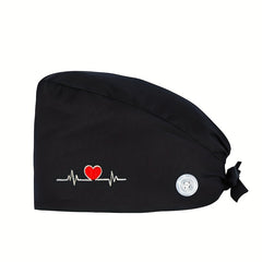 Women's Nurse Cap Scrub Caps Adjustable Elastic Work Hat