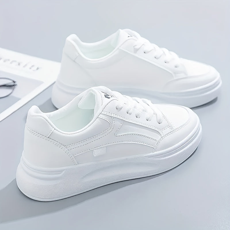 Women's Platform Sneakers Casual Lace Up Outdoor Shoes