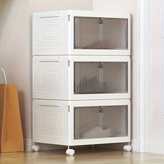 Foldable Storage Box With Lid & Wheels - Home Organizing & Storage