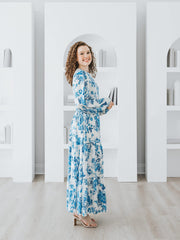  Casual Floral Print Maxi Dress