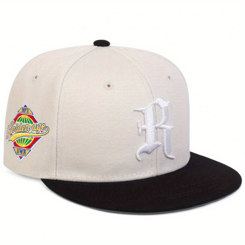 Men's R Letter Baseball Cap Sports Hip Hop Cap
