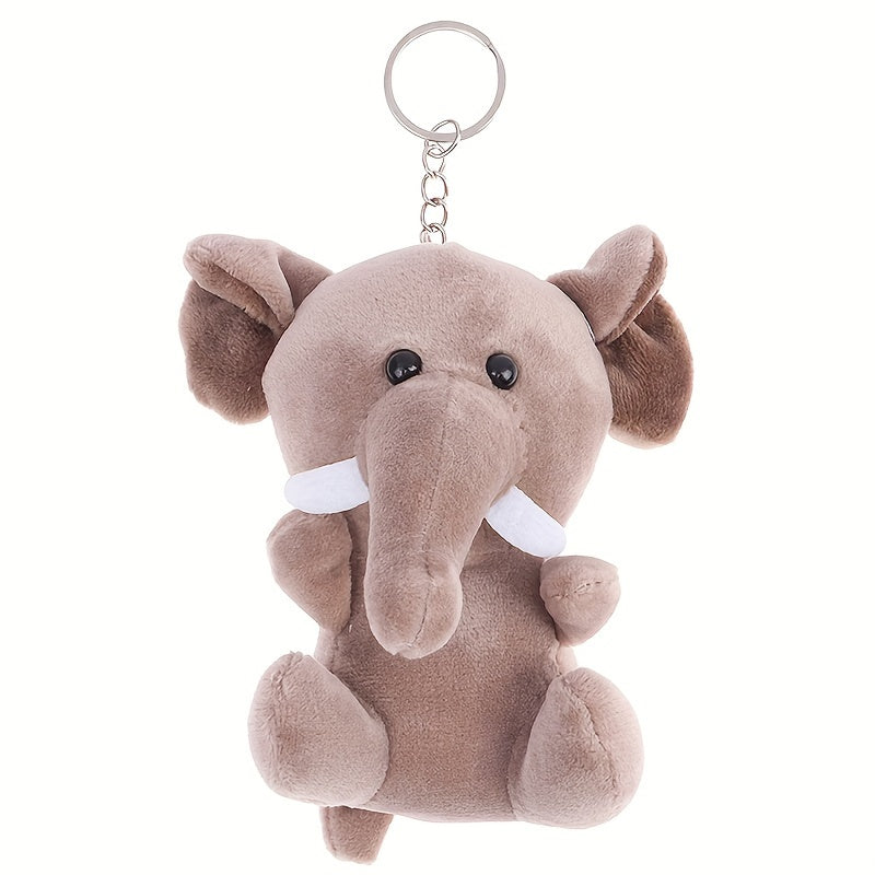 Elephant Plush Toy Holiday Gift Animal Stuffed Pendant Doll