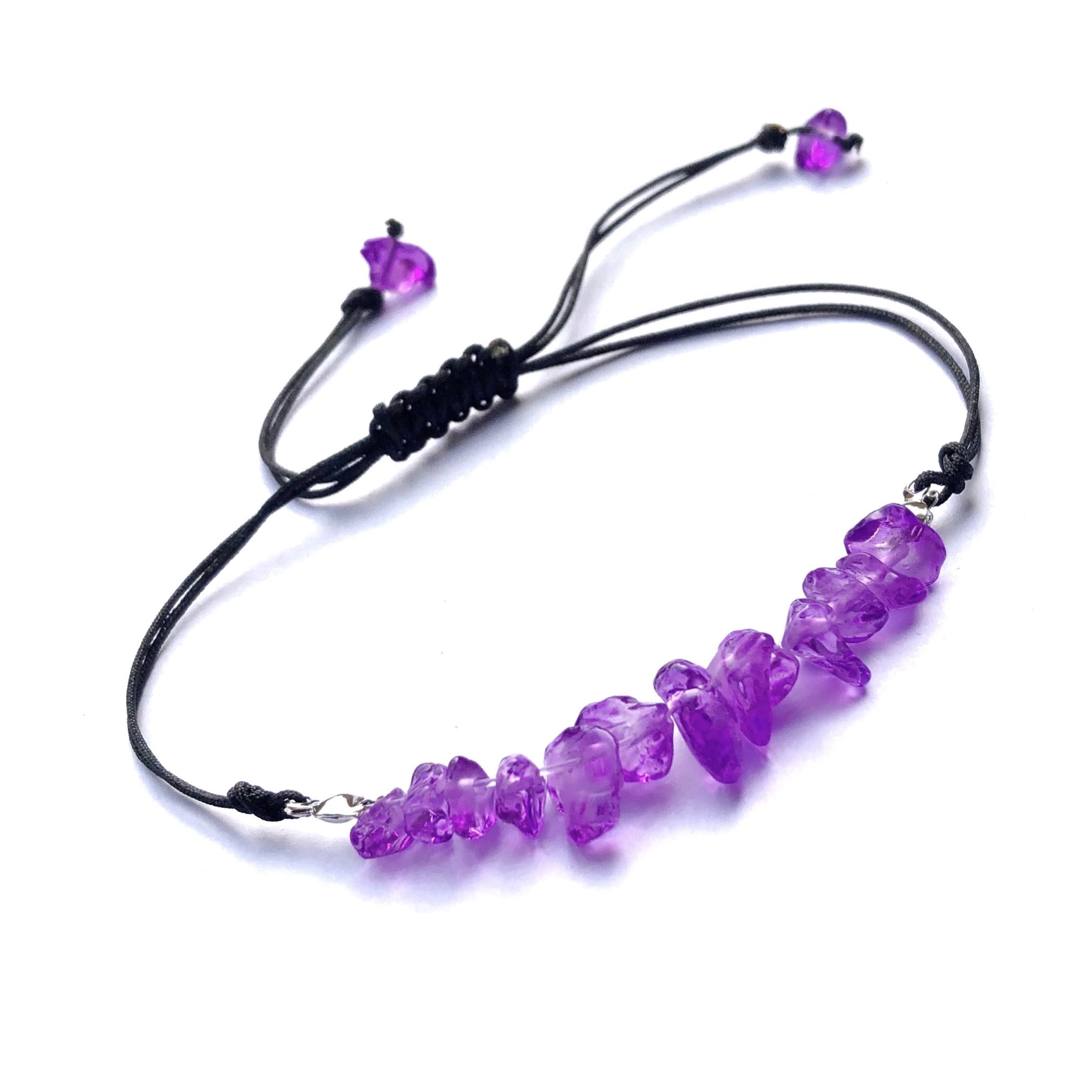 Miniy Stone Woven Bracelet Natural Stone Beads Braided Rope Stone Bracelet
