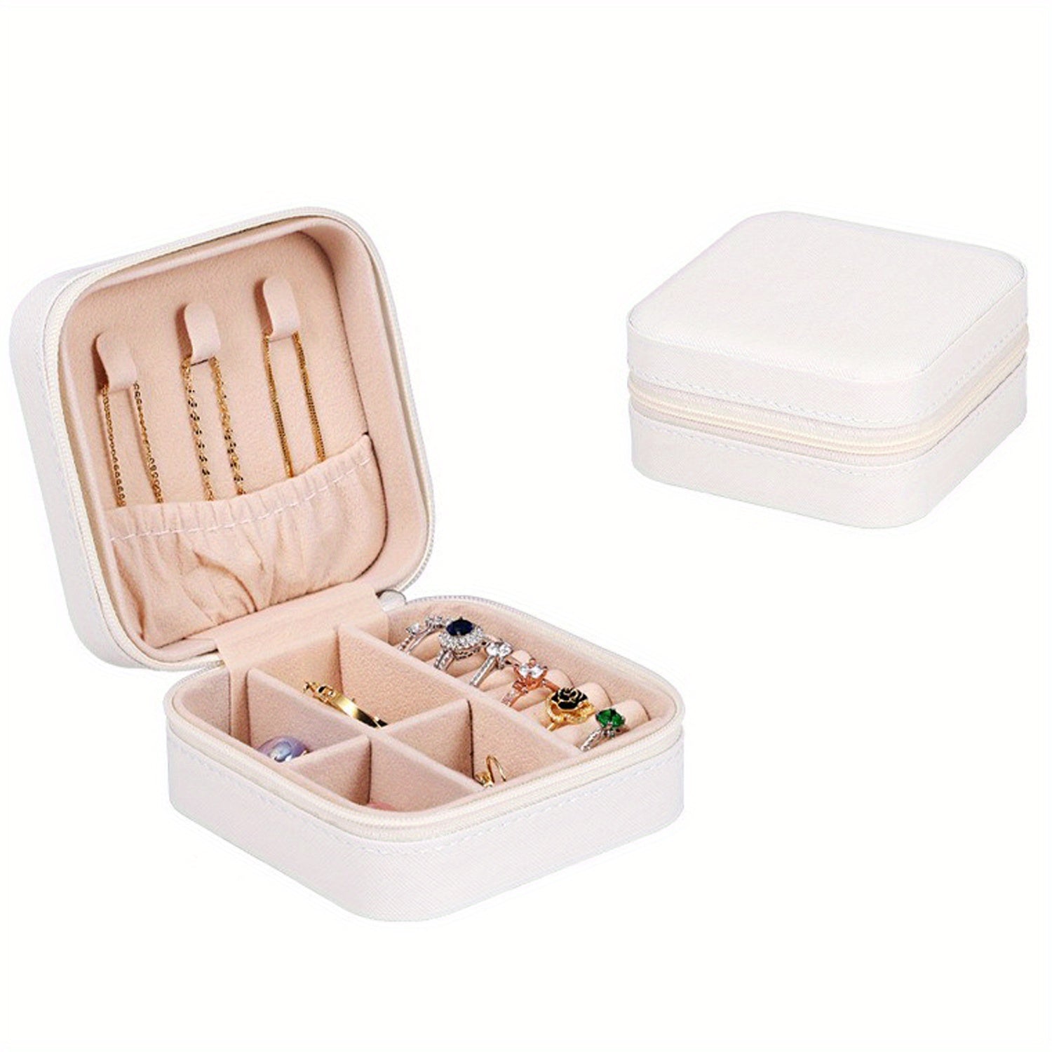 Mini Jewelry Travel Case Small Travel Jewelry Organizer Portable Jewelry Box
