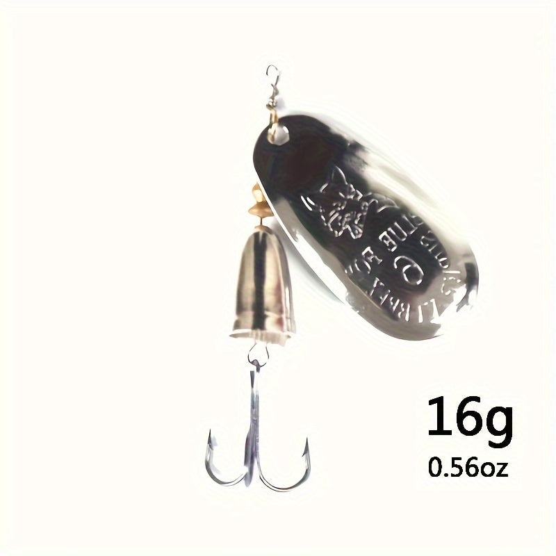 Artificial Sequin Fishing Lures Metal Spinner Spoon Bait Fishing Tackle 5g-19g